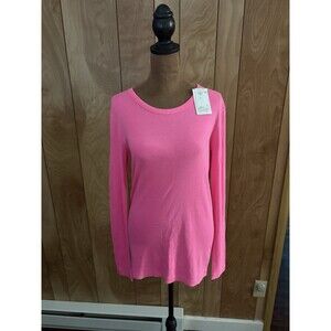 Gap Women's Neon Pink Long Sleeve T-Shirt Size Medium NWTS NEW